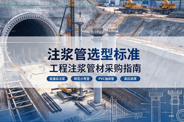 施甸注浆管选型标准