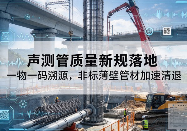 施甸声测管质量新规落地，一物一码溯源，非标薄壁管材加速清退